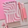 Block de notas pink waves