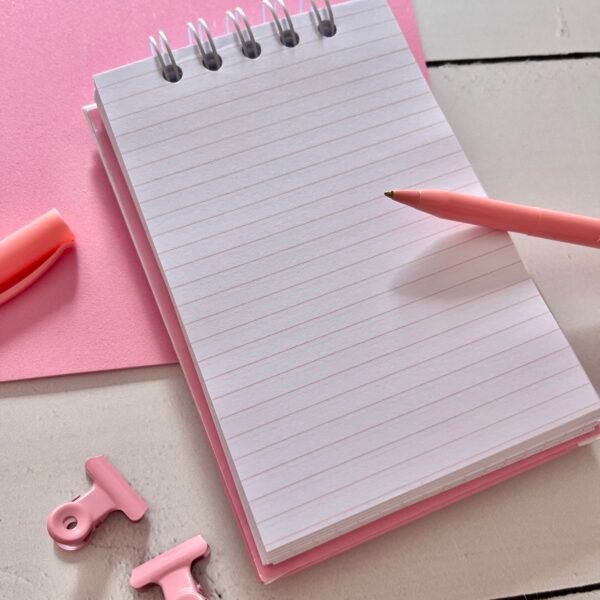 Block de notas pink waves