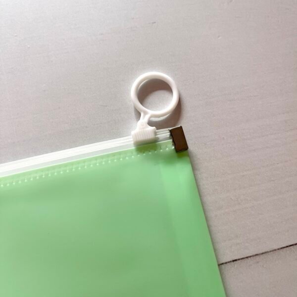 Sobre zip A5 verde